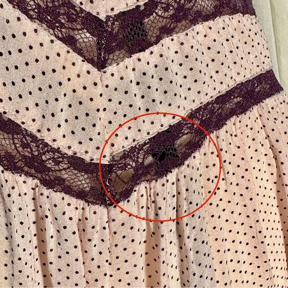 🌺HP🌺 Free People Intimately Polka Dot Trapeze Slip Dress - Picture 4 of 7